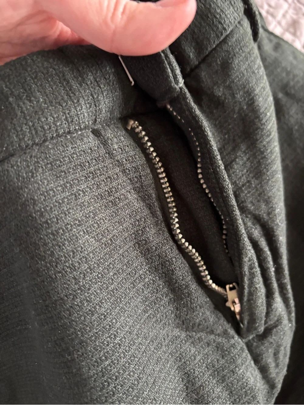 AT. P. Co Dan Men's Dark Slim high end textured Chinos size 50 34 x30